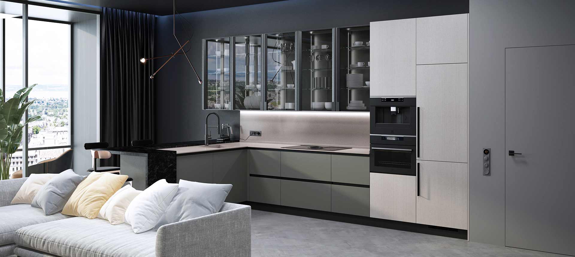 Дымчатый Агат / Альпака 